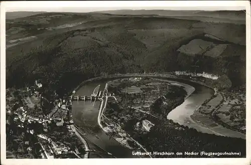 Hirschhorn Neckar Fliegeraufnahme Kat. Hirschhorn (Neckar)