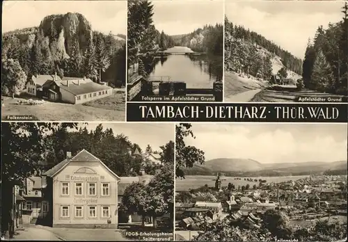 Tambach-Dietharz Talsperre Falkenstein Kat. Tambach-Dietharz