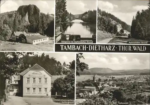 Tambach-Dietharz Erholungsheim Splittergrund Talsperre Falkenstein Kat. Tambach-Dietharz