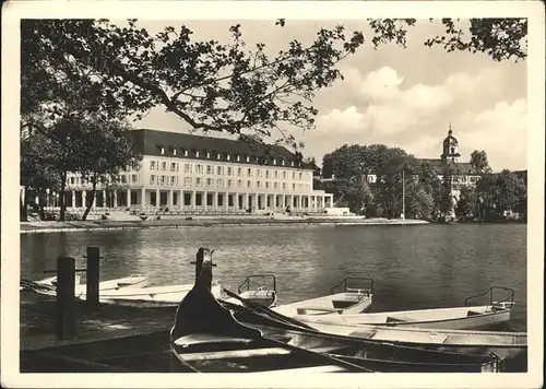 Bad Salzungen Staatsbad Kurhaus Boote Kat. Bad Salzungen