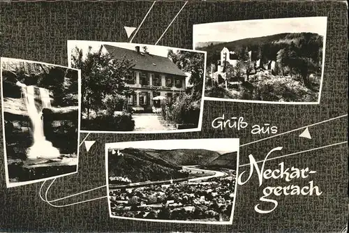 Neckargerach Gasthaus Pension zur Eisenbahn Kat. Neckargerach