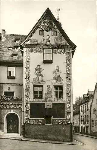 Ziegenrueck Giebel historisches Rathaus Kat. Ziegenrueck Thueringen