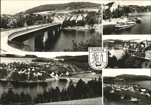 Saalburg Saale Stausee Talsperre Campingplatz Kat. Saalburg-Ebersdorf