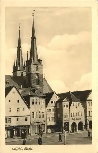 Saalfeld Saale Markt / Saalfeld /Saalfeld-Rudolstadt LKR