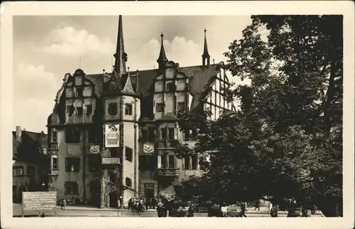 Saalfeld Saale Rathaus / Saalfeld /Saalfeld-Rudolstadt LKR