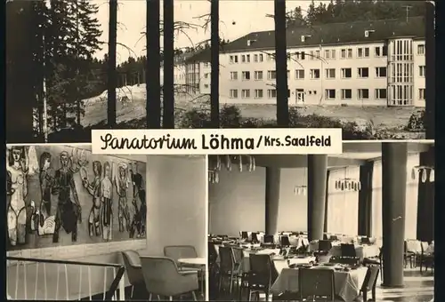 Saalfeld Saale Sanatorium Loehma / Saalfeld /Saalfeld-Rudolstadt LKR