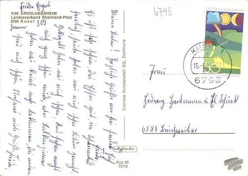 Kusel Erholungsheim Kat. Kusel