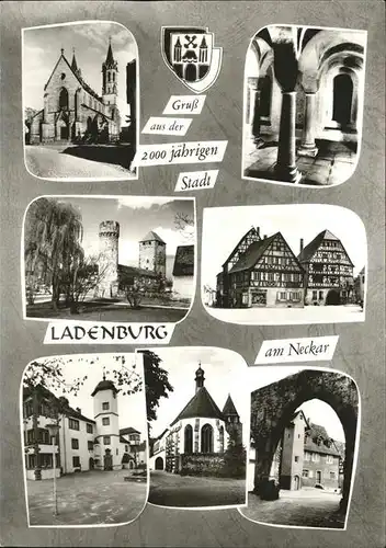 Ladenburg Kirche Burg Kat. Ladenburg