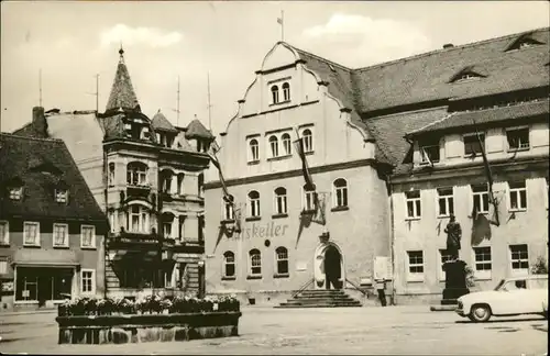 Pulsnitz Rathaus Auto Kat. Pulsnitz