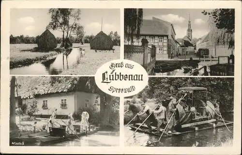 Luebbenau Spreewald Trachten Boot Floos Kat. Luebbenau