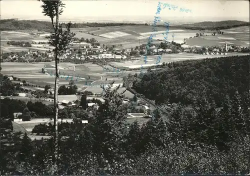 Neukirch Lausitz Sommerfrische Blick vom Valtenberg Kat. Neukirch Lausitz