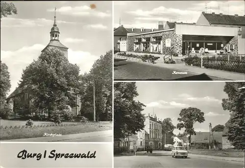 Burg Spreewald Konsum Kirchplatz Trabant Kat. Burg Spreewald