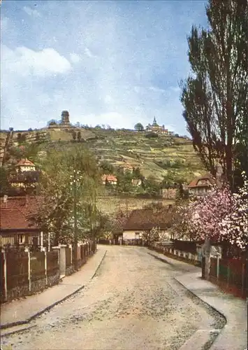 Radebeul Die Loessnitz blueht Spitzhaus Kat. Radebeul