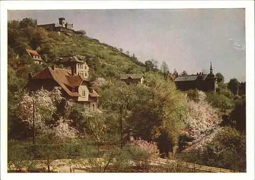 Radebeul Die Loessnitz blueht Friedensburg Kat. Radebeul