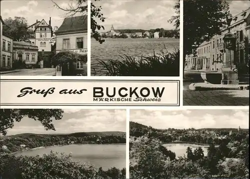 Buckow Maerkische Schweiz  Kat. Buckow Maerkische Schweiz