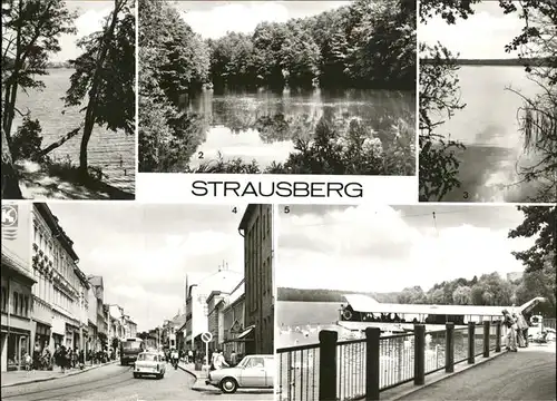 pw08412 Strausberg Brandenburg Straussee Annatal Grosse Strasse Faehre Kategorie. Strausberg Alte Ansichtskarten