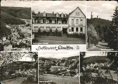 Schmitten Taunus Feldbergturm Schwimmbad Fellingers Hotel Kat. Schmitten