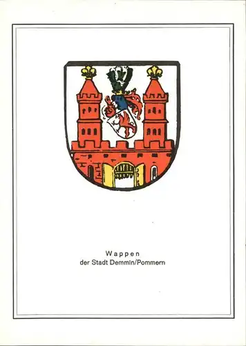 Demmin Wappen Kat. Demmin