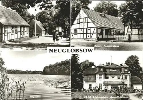 Neuglobsow Dagowsee Erholungsheim Haus Hirschberg Theodor-Fontane-Haus Kat. Stechlin