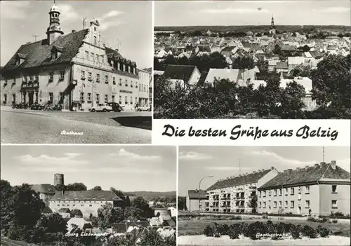Belzig Rathaus Burg Eisenhardt Goethestrasse Teilansicht Kat. Belzig