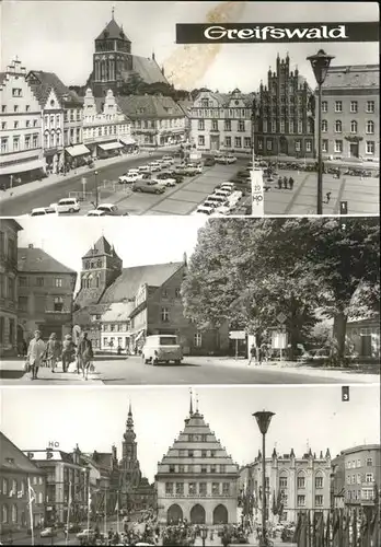 Greifswald Platz der Freundschaft Strasse der Freundschaft Rathaus Kat. Greifswald