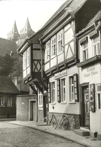 Schoenebeck Elbe Kleinste Haus der Stadt Tischlerei Richard Thieme Kat. Schoenebeck