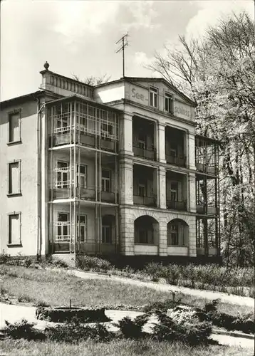 Sellin Ruegen FDGB Erholungsheim Seeschloss Kat. Sellin Ostseebad