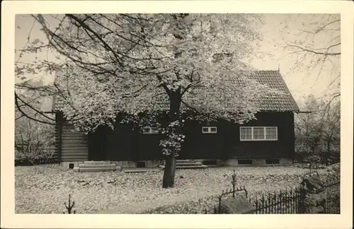Luetzen Original schwedisches Blockhaus Gustav Adold Kapelle Kat. Luetzen