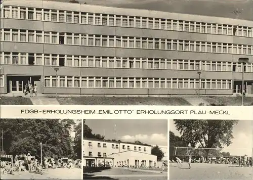 Plau FDGB Erholungsheim Emil Otto Kat. Plau See