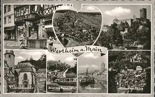 Wertheim Main Engelsbrunnen Kilianskapelle / Wertheim /Main-Tauber-Kreis LKR