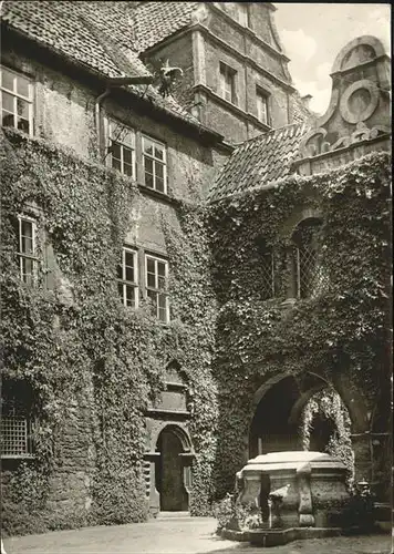 Muehlhausen Thueringen Rathaushof Kat. Muehlhausen Thueringen