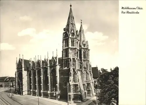 Muehlhausen Thueringen Divi Blasiikirche Kat. Muehlhausen Thueringen