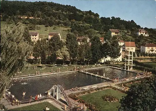 Hoechst Odenwald Freibad Kat. Hoechst i. Odw.