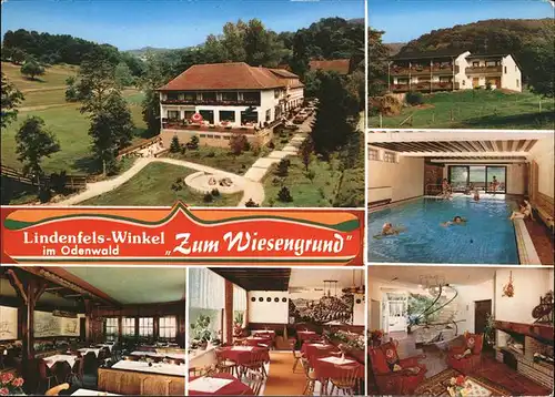 Lindenfels Odenwald Gaestehaus zum Wiesengrund Kat. Lindenfels