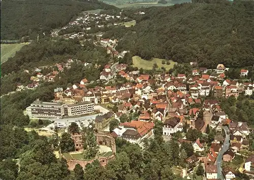 Lindenfels Odenwald Fliegeraufnahme Kat. Lindenfels