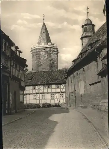 Muehlhausen Thueringen Rabenturm Kat. Muehlhausen Thueringen