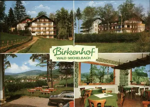 Wald-Michelbach Restaurant Birkenhof Kat. Wald-Michelbach