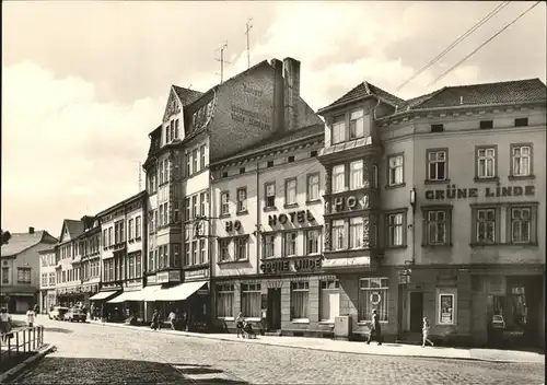 Muehlhausen Thueringen Hotel Gruene Linde Kat. Muehlhausen Thueringen