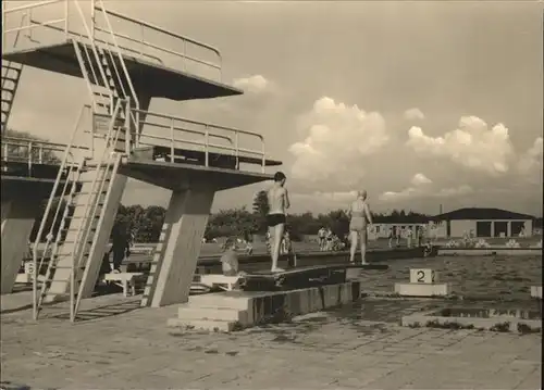 Muehlhausen Thueringen Schwimmbad Kat. Muehlhausen Thueringen