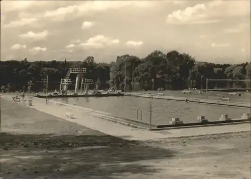 Muehlhausen Thueringen Schwimmbad Kat. Muehlhausen Thueringen