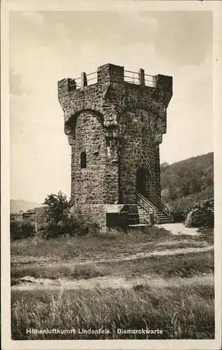 Lindenfels Odenwald Bismarckwarte Kat. Lindenfels