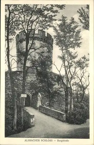 Alsbach Bergstrasse Schloss Kat. Alsbach-Haehnlein