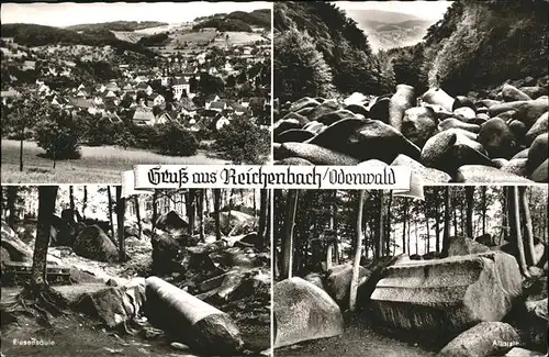 Reichenbach Odenwald Riesensaeule Kat. Lautertal (Odenwald)