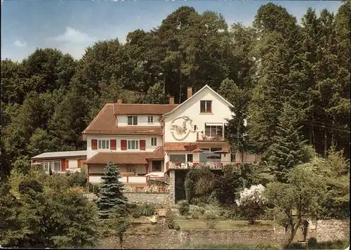 Lindenfels Odenwald Haus Luginsland Pension Weinklause Kat. Lindenfels