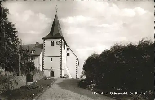 Hoechst Odenwald Ev. Kirche Kat. Hoechst i. Odw.