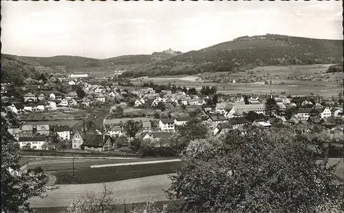 Hoechst Odenwald Blick zur Burg Breuberg Kat. Hoechst i. Odw.