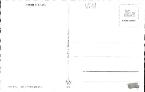 Runkel Lahn Gesamtansicht / Runkel /Limburg-Weilburg LKR