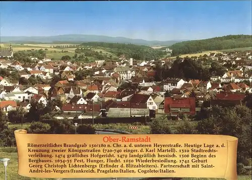 Ober-Ramstadt Roemerzeichtliches Brandgrab Geschichte Kat. Ober-Ramstadt