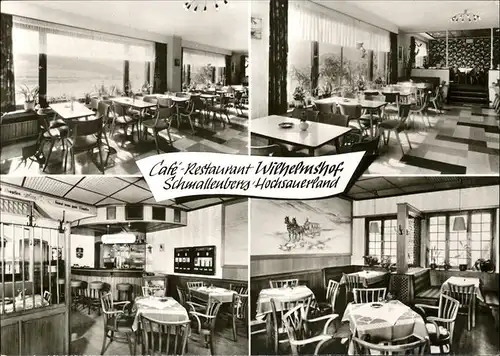 Schmallenberg Restaurant Wilhelmshof Kat. Schmallenberg