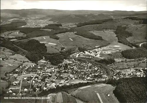 Burbach Niederdresselndorf Flugaufnahme Kat. Burbach